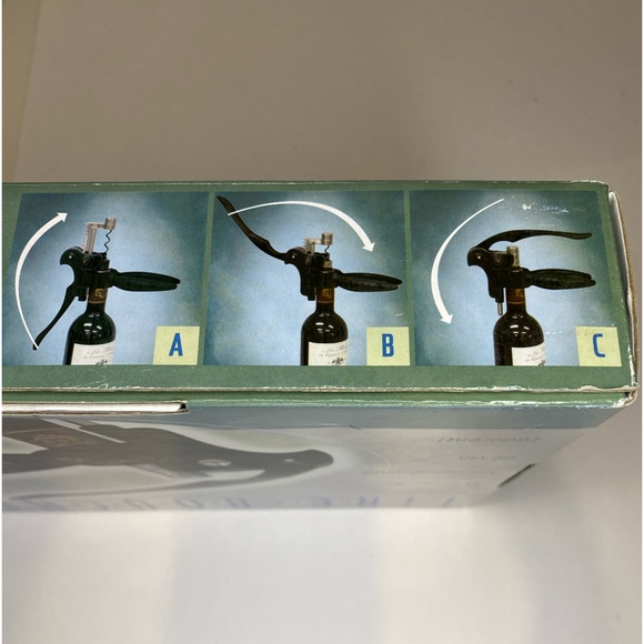 New in Box Deluxe Corkscrew for Wine Bottles.Includes Use and Care Instructions - Picture 3 of 7